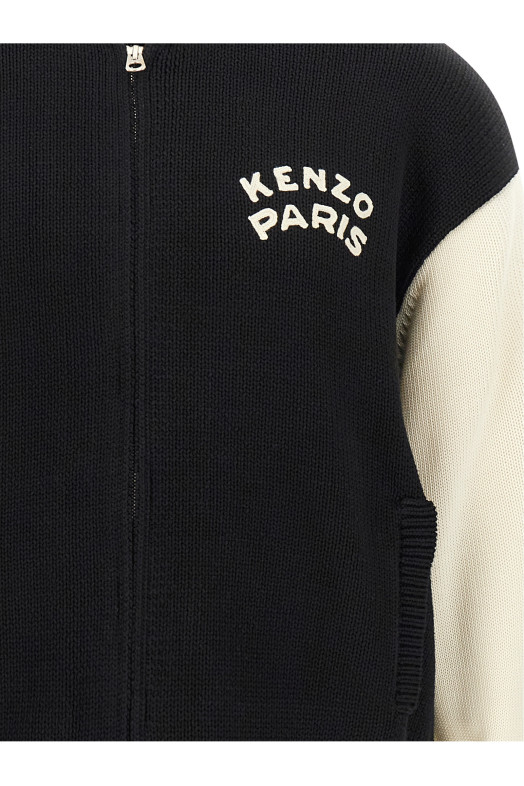 Кардиган «KENZO Paris Emblem», черно-серый FG65CA8053EC99J