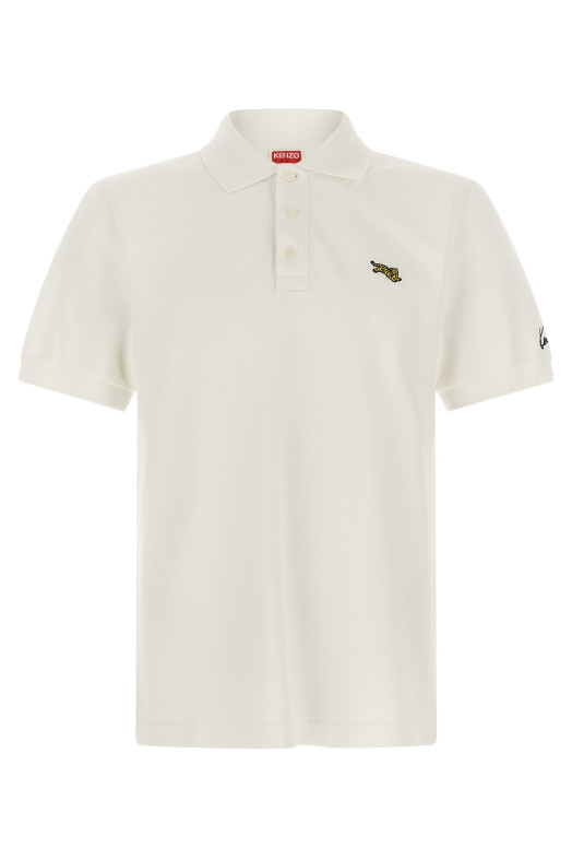 'KENZO Happy Tiger' polo shirt White