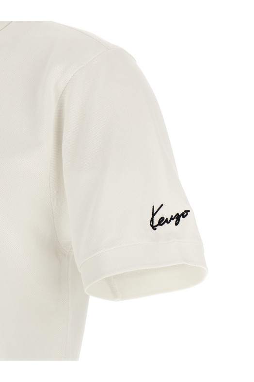 'KENZO Happy Tiger' polo shirt White