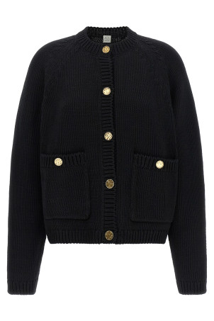 Cotton cardigan Black