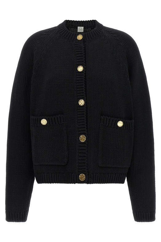 Cotton cardigan Black