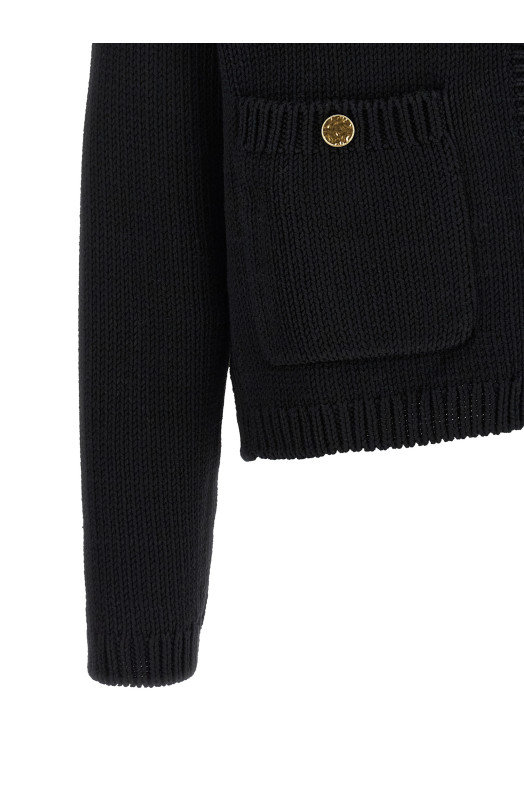 Cotton cardigan Black