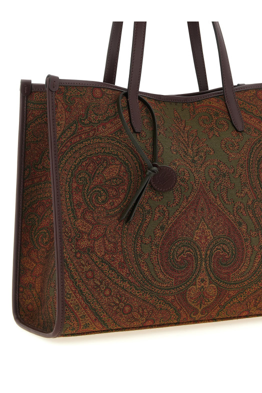 'Love Trotter' large shopping bag Multicolor
