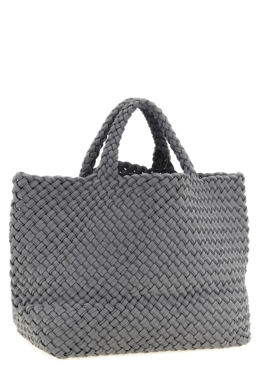 Medium 'St. Barths Double Weave' shopping bag Gray