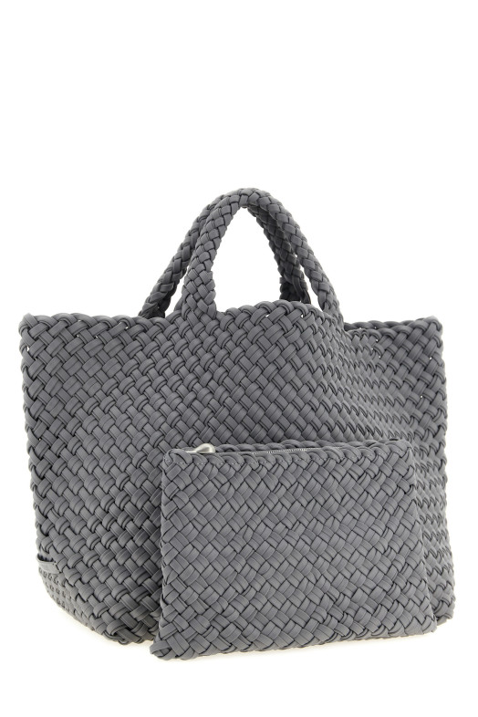 Medium 'St. Barths Double Weave' shopping bag Gray