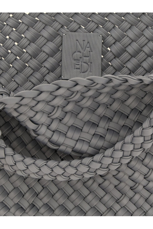Medium 'St. Barths Double Weave' shopping bag Gray