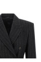 Блейзер у тонку смужку, сірий BRUNELLO CUCINELLI MG5767117C520
