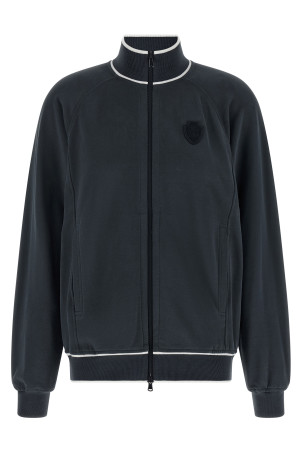 Heraldic patch sweatshirt Blue