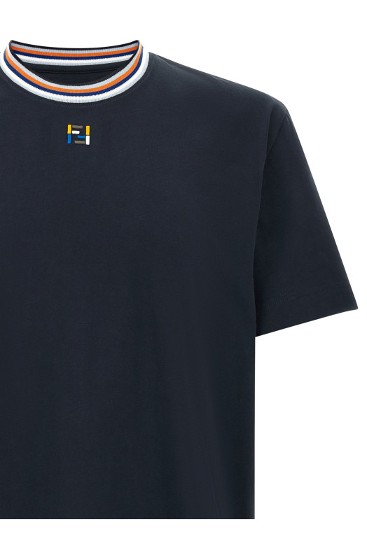 'FF stitching' T-shirt Blue