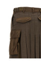 Hybrid construction skirt Brown