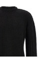 Silk and cashmere sweater Black