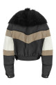 'Couture Ski Bomber' down jacket Multicolor