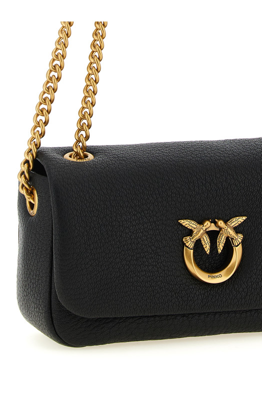 'Love Birds' shoulder bag Black