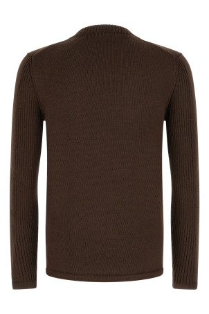 'Re-Nylon' Pocket Sweater Brown