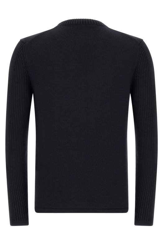 'Re-Nylon' Pocket Sweater Blue