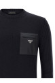 'Re-Nylon' Pocket Sweater Blue