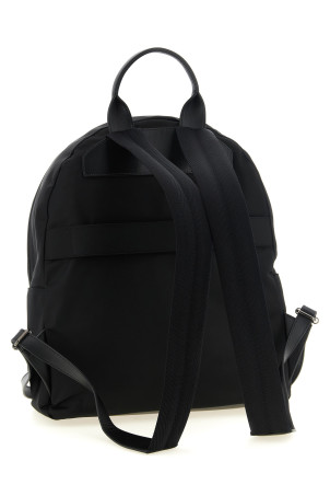 Рюкзак с логотипом, чёрный KITON UBA0160N0127001006