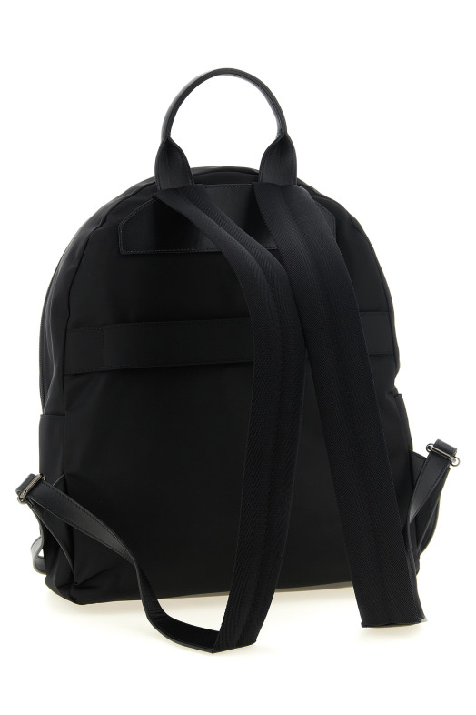 Рюкзак с логотипом, чёрный KITON UBA0160N0127001006
