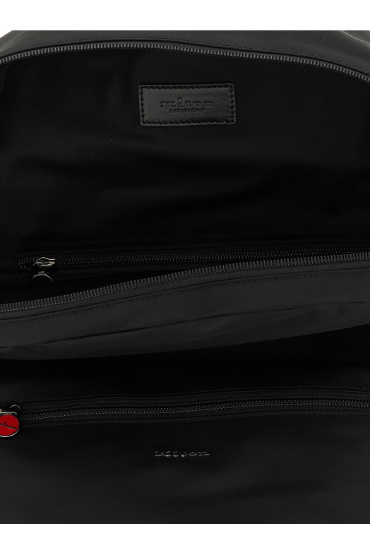 Рюкзак с логотипом, чёрный KITON UBA0160N0127001006