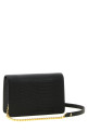 Lizard print crossbody bag Black