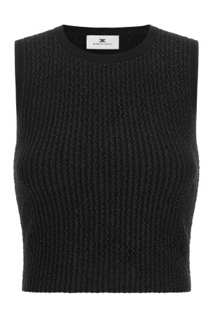 Top Tricot Black