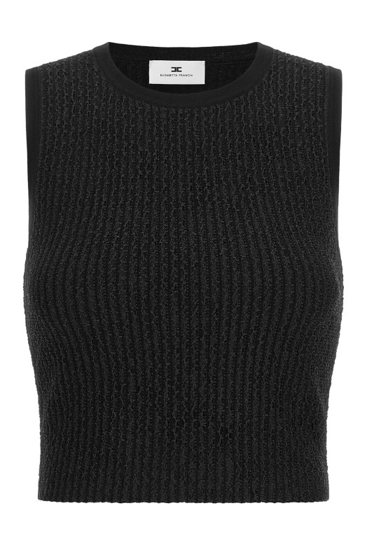 Top Tricot Black