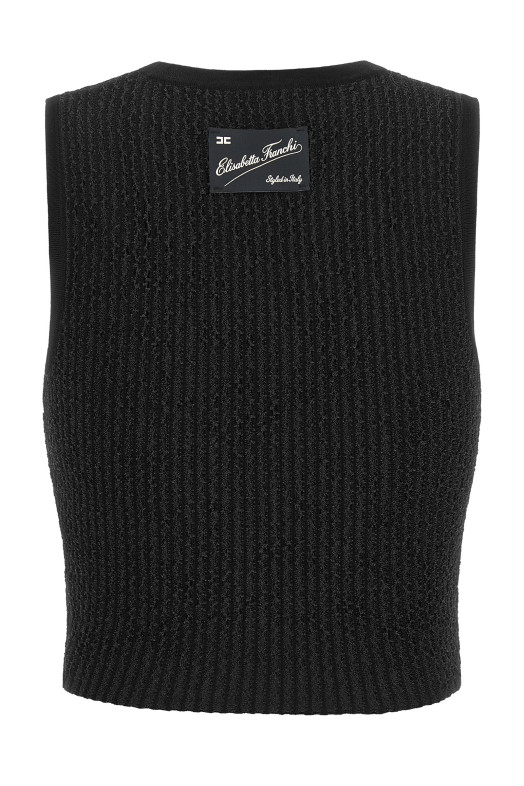 Top Tricot Black