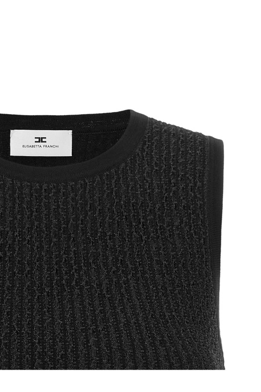 Top Tricot Black