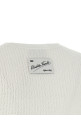 Ribbed crop top White