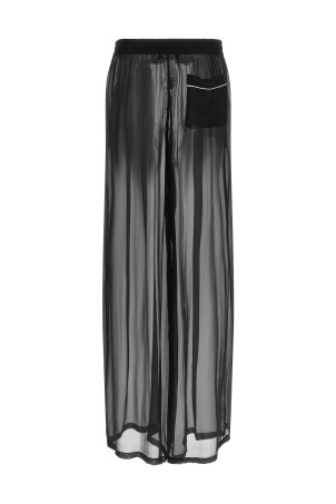 Chiffon pants Black