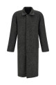 Double-Face raglan coat Black