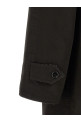 Double-Face raglan coat Black