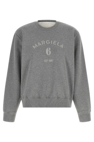 Свитшот с логотипом, серый MM6 MAISON MARGIELA S62GU0154S25337853M