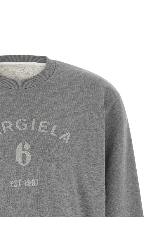Logo print sweatshirt Gray