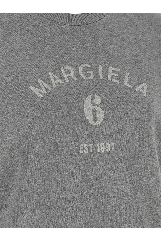 Logo print sweatshirt Gray