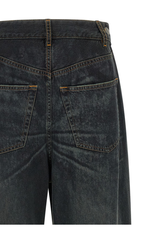 Джинсы асимметричного кроя, синие MM6 MAISON MARGIELA S52LA0257M30064962