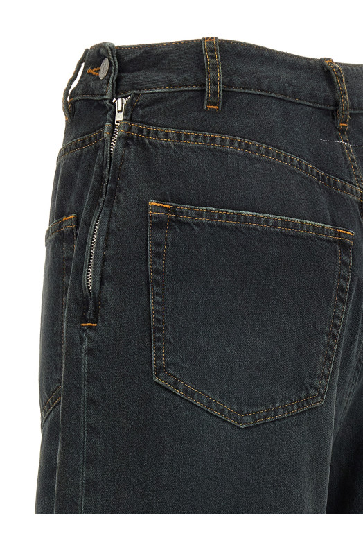 Джинсы асимметричного кроя, синие MM6 MAISON MARGIELA S52LA0257M30064962