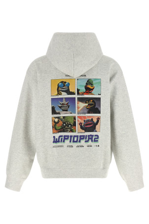 'Wiptopia II' hoodie Gray