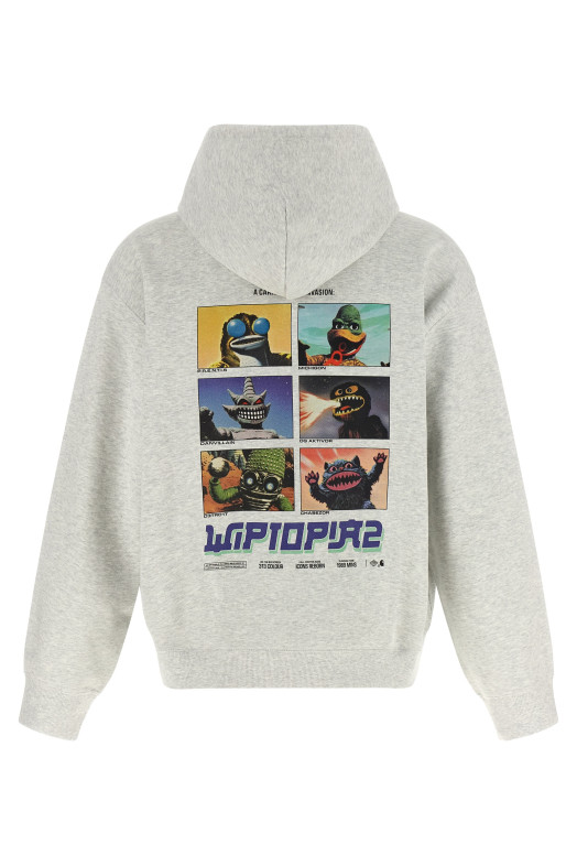 'Wiptopia II' hoodie Gray