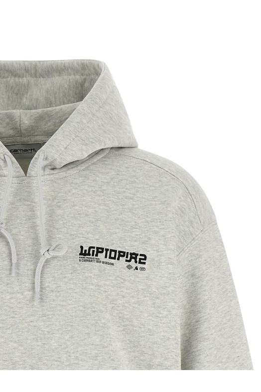 'Wiptopia II' hoodie Gray