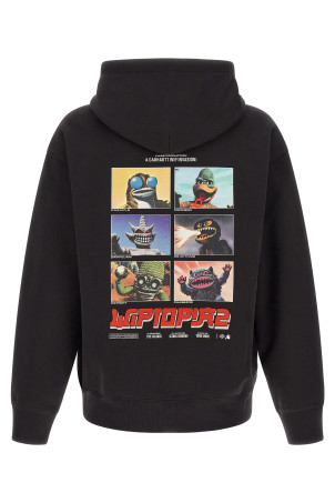 'Wiptopia II' hoodie Black