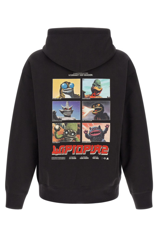 'Wiptopia II' hoodie Black