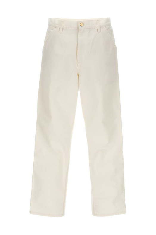 'Single knee' pants White