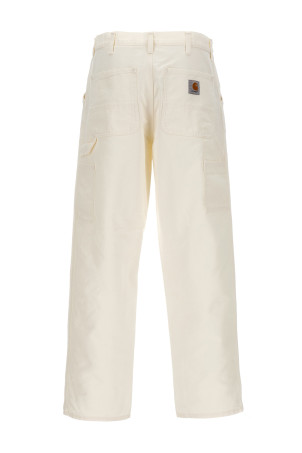 'Single knee' pants White