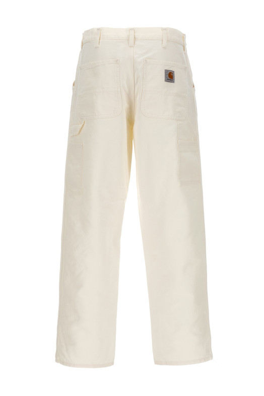 'Single knee' pants White