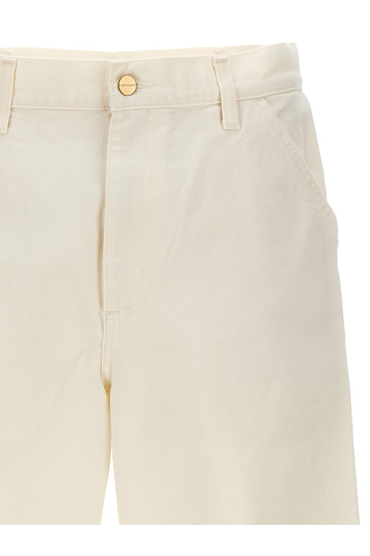 'Single knee' pants White