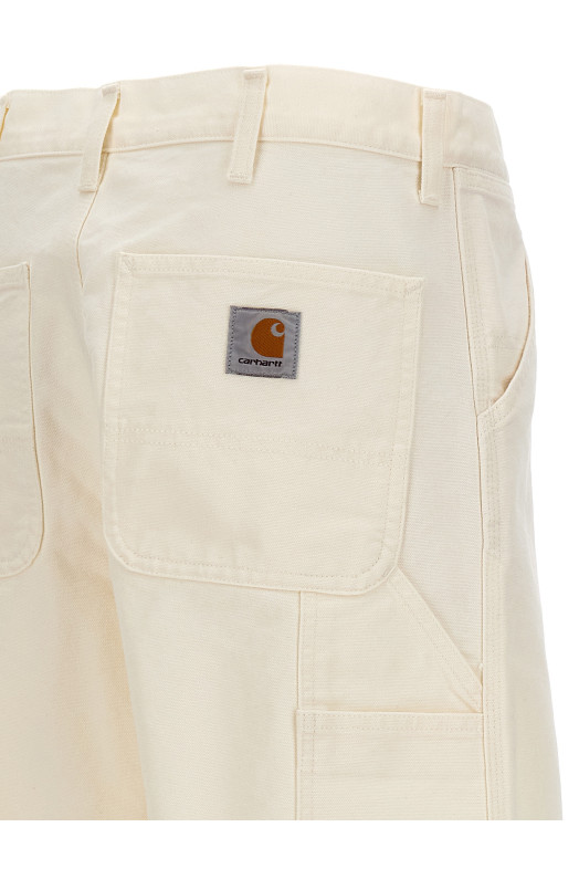 'Single knee' pants White
