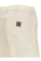 'Single knee' pants White