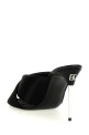 Сатинові сандалі, чорні DOLCE & GABBANA CR1738AV7998B956