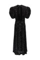 Sequin midi dress Black